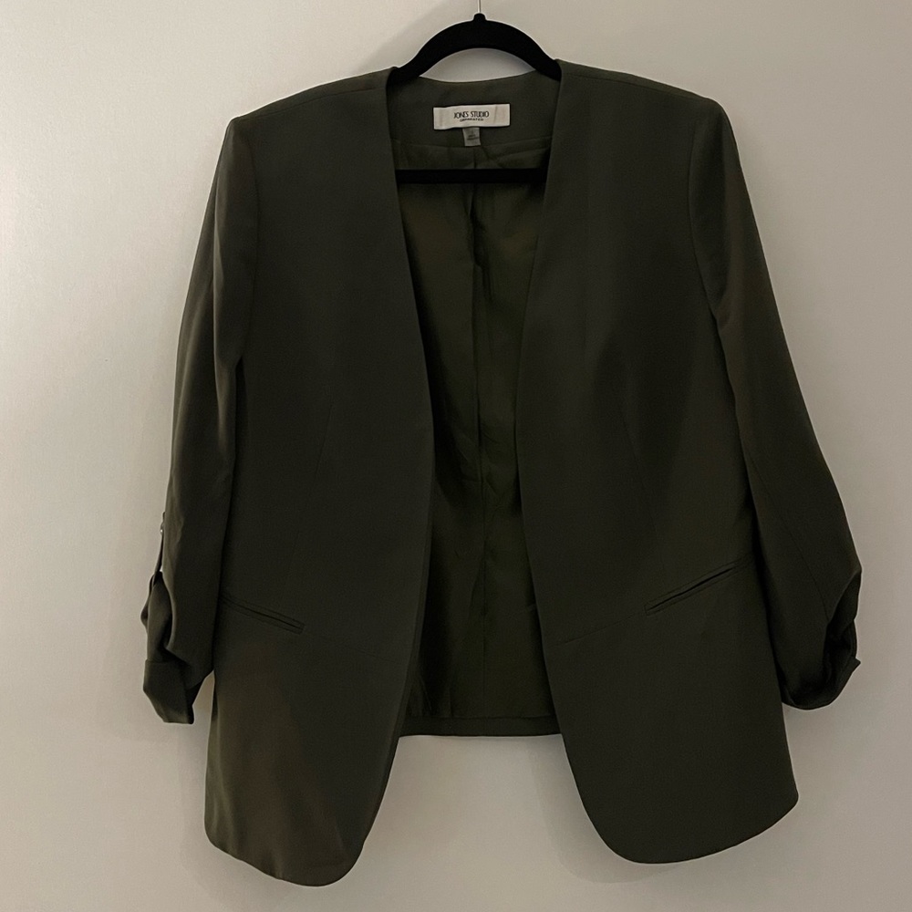 Olive green blazer